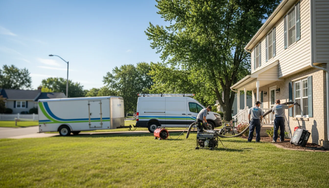 Flooded Basement Restoration And Cleanup With Repair in Renault, IL near me